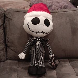 The Nightmare Before Christmas, Jack Skellington, Holiday Greeter Plush, NWT